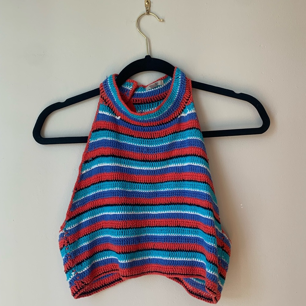 Urban Outfitters crochet crop tank top size S